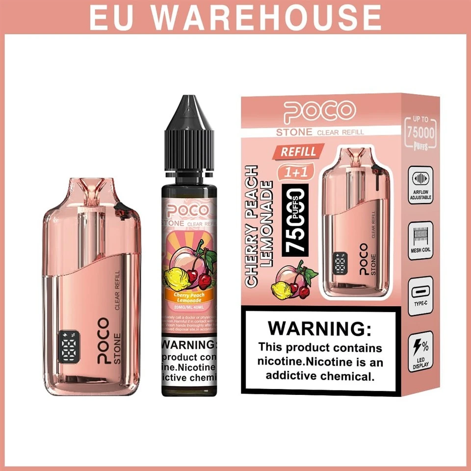 Poco Stone 75000 Puffs Refillable Disposable Vape Wholesale Vape Rechargeable Vape factory